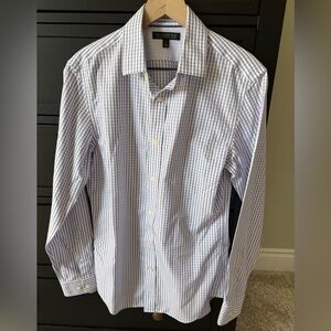 Men's Blue Checkered Shirt